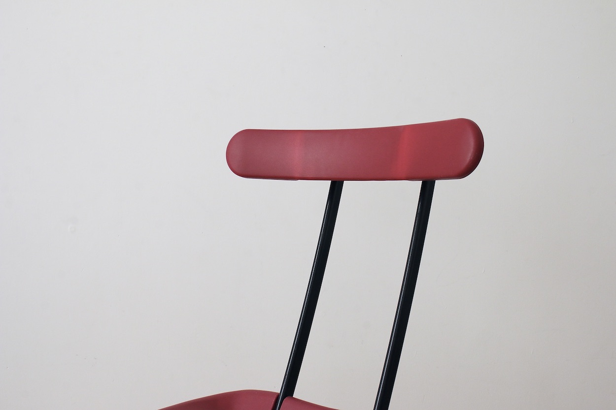 I447 マジス MAGIS ロンディーネ RONDINE 椅子 喜多俊之 赤色 Magis 