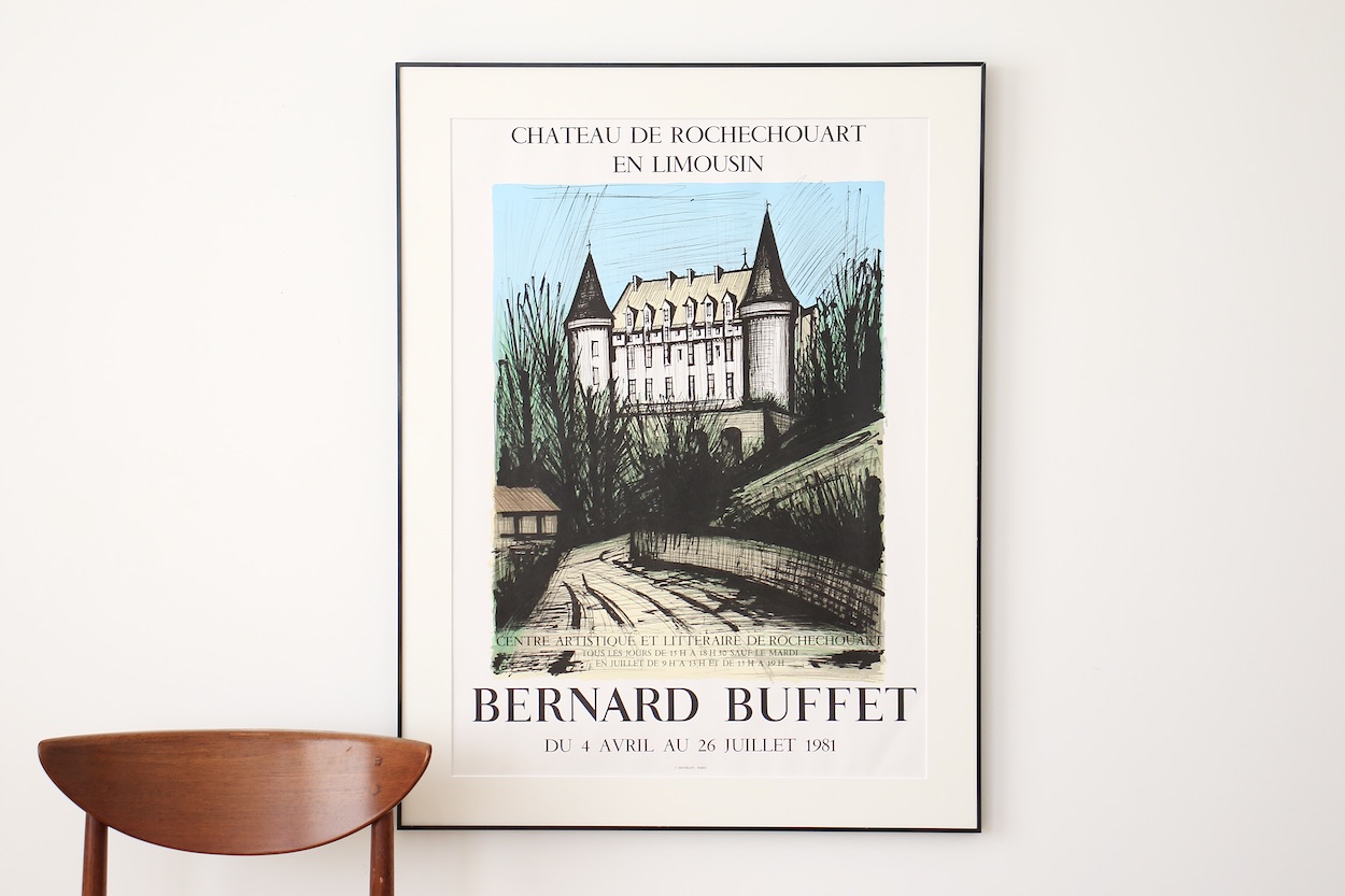 Bernard Buffet Lithograph Poster ベルナール ビュッフェ リトグラフ
