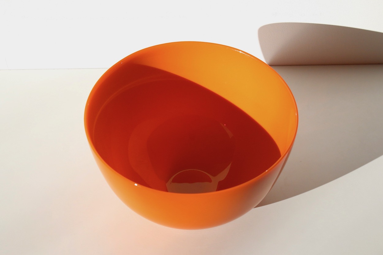 Orrefors “Colora” Glass Bowl - Orange オレフォス コロラ ガラス 