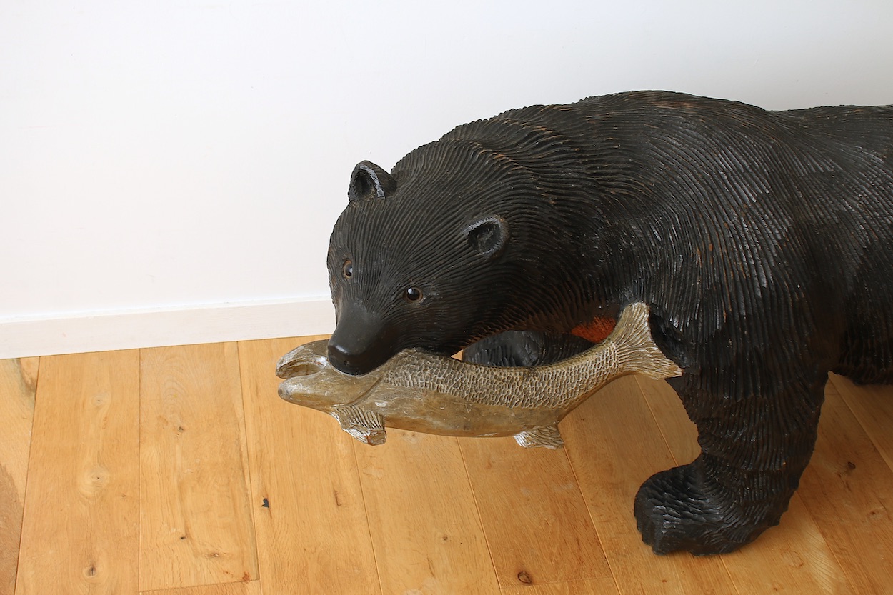 Wood Carving Bear 木彫り熊 ウッドカーヴィング クマ | FEM TRE NOLL