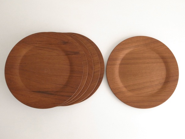 Denmark Teak Plywood Plate デンマーク チーク プレート トレイ 皿 